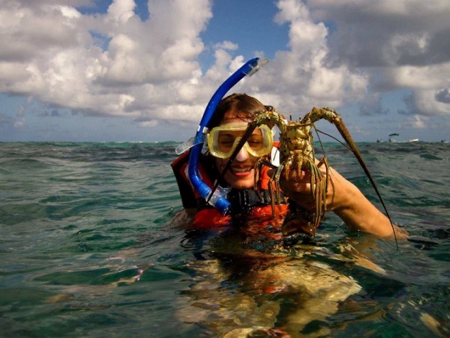 snorkel en la reservas
